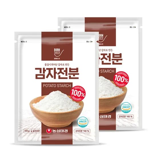 농심태경 본테이스트 감자전분 500g 2개