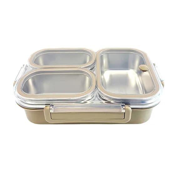 스텐 런치 도시락, 3칸, 1개