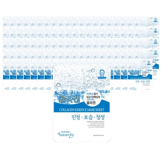 네이처바이 콜라겐 에센스 마스크팩 100개입 1세트