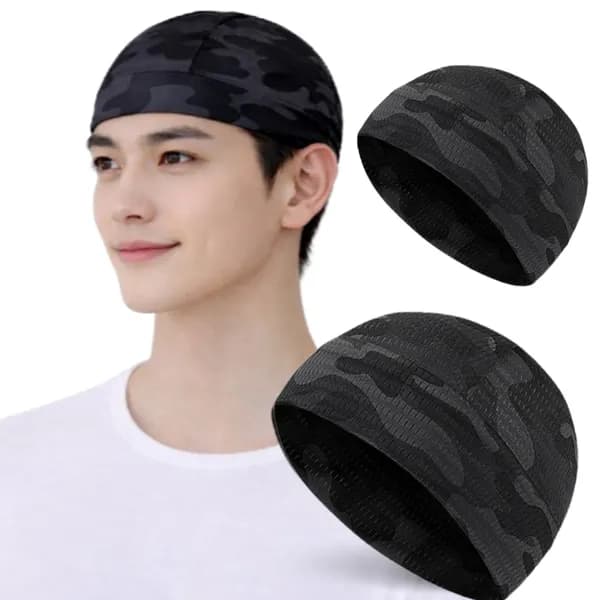 스포츠 사이클 라이딩 속모자 그레이 2개