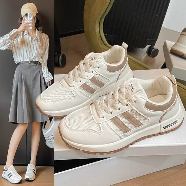 여성 키높이 스니커즈 피넛베이지 250mm