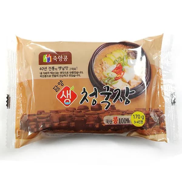 산정마을 담양 죽향콩 청국장 170g 6개