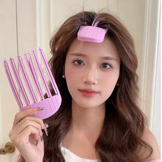 볼륨 뿌리볼륨 셀프펌 머리 구르프 집게 2종, 1세트