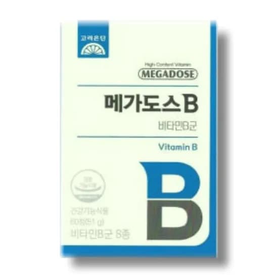 고려은단 메가도스 비타민B군 850mg 60정 1개