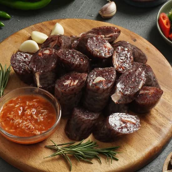 맛의고수 프리미엄 마늘순대 500g 2팩