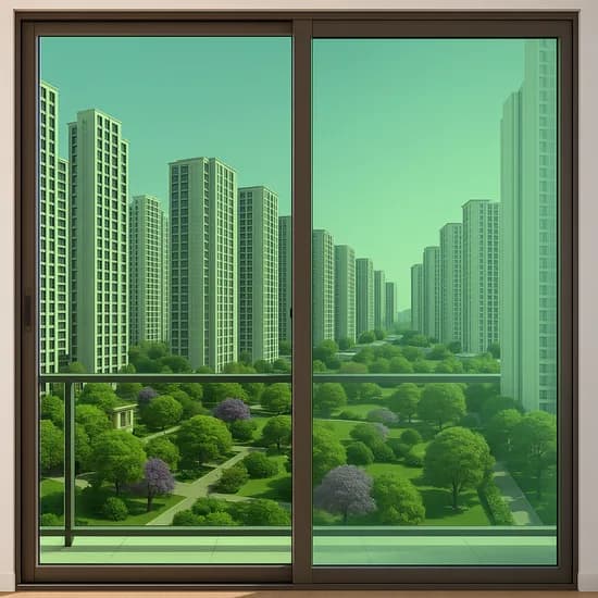 마마픽스 창문 단열필름, 에메랄드, 90cm x 5m