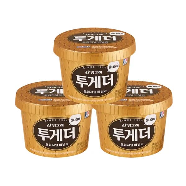 빙그레 투게더 미니어처 270ml 3개 12,600원