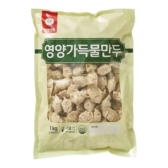 천일냉동 영양가득물만두 1kg 1개