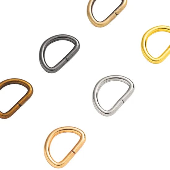 기본형 D링, 골드, 3.8mm x 16mm, 10개