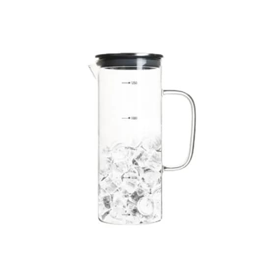 퓨어 스텐뚜껑 내열유리 물병, 1.3L, 1개
