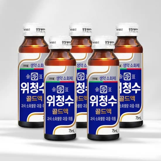 솔표 위청수골드액, 75ml, 50개
