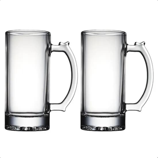 오븐록 퓨어 맥주컵, 대, 450ml, 2개입, 1세트