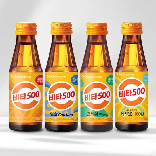 광동제약 비타500 버라이어티팩 100ml 40병 1개