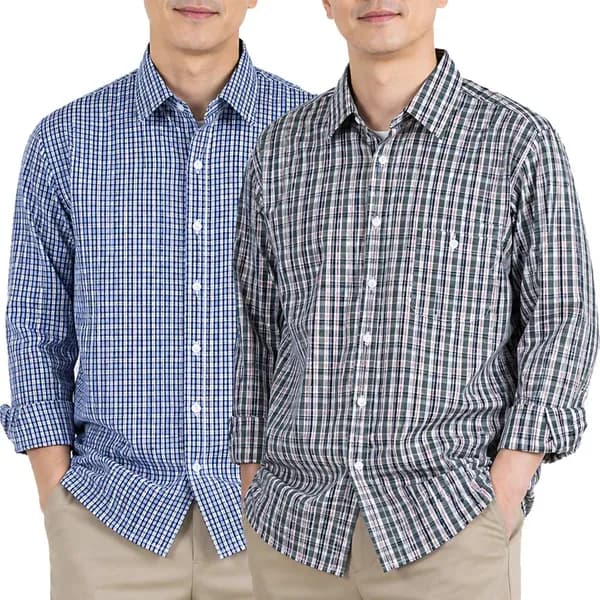 JK SPORTS 남성 체크 셔츠 105