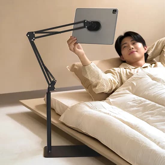 신지모루 맥세이프 마그네틱 자바라 스탠드 듀얼 스탠드형 화이트 1개
