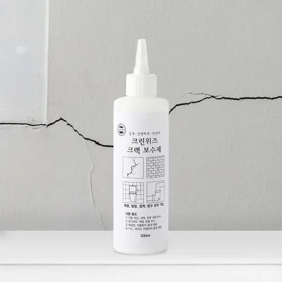 크린위즈 틈새 메꾸미 크랙보수제 투명 200ml 2개