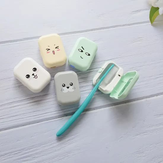 수아하우스 UVC LED 충전식 휴대용 칫솔 살균기, SAC-H01C(옐로우), 1개