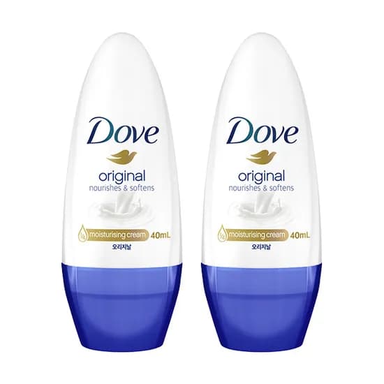 도브 오리지널 데오드란트 롤온, 40ml, 2개