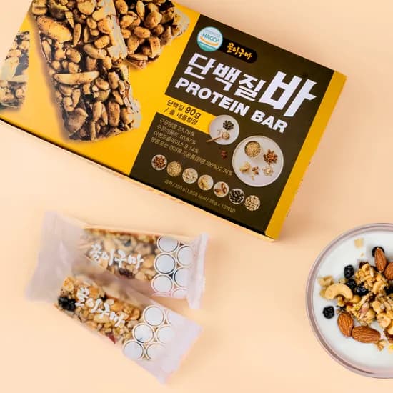 꿀이구마 견과 듬뿍 단백질바 350g 1박스