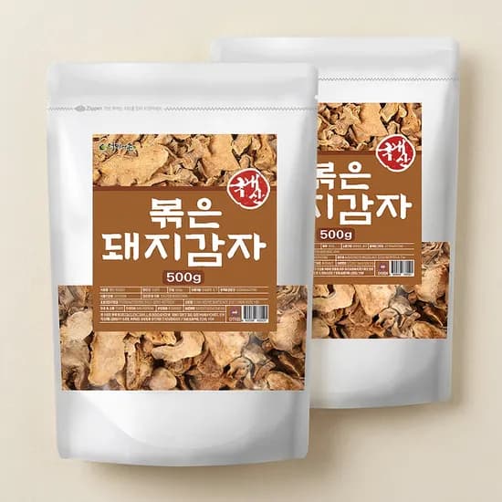 엄마애손 볶은 돼지감자 500g 2개