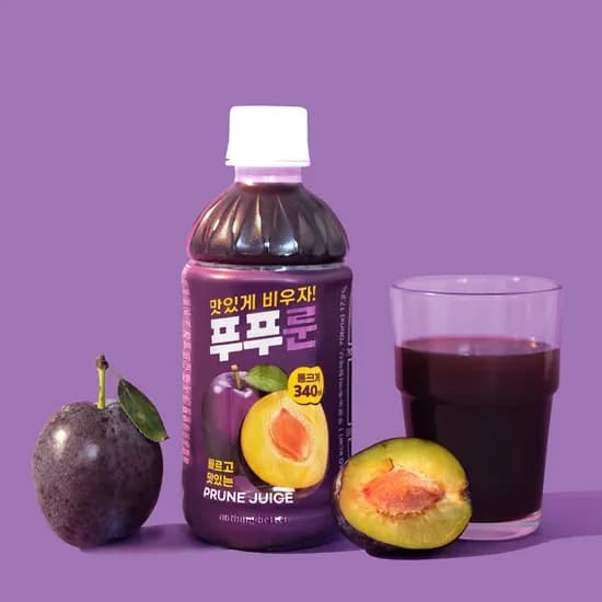 맛있는 푸룬주스 푸푸룬 340ml 외 3병