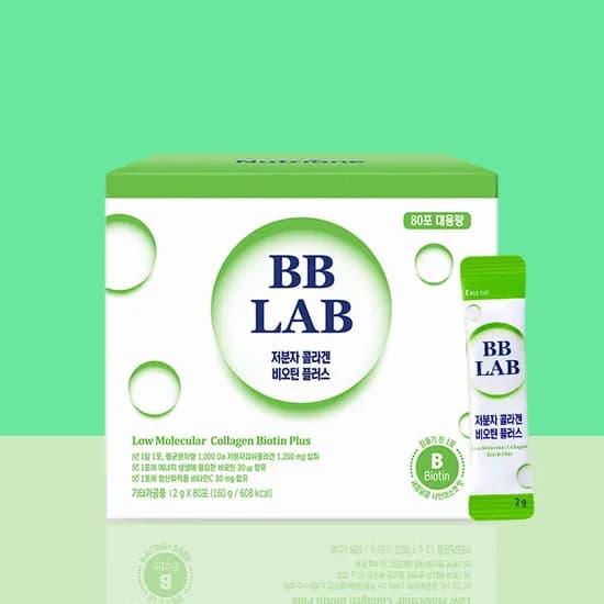 비비랩 저분자 콜라겐 비오틴 플러스 2g 80포 1박스