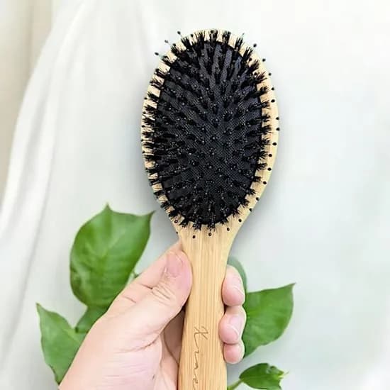 샤엘 친환경 대나무 돈모 헤어브러쉬 우드 1개