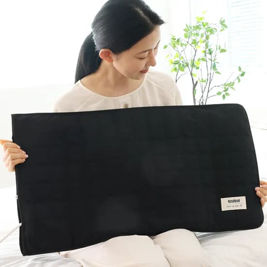 테슬테즐 초경량 그래핀 탄소 전기 온열 찜질기 특대형, 블랙퀼팅