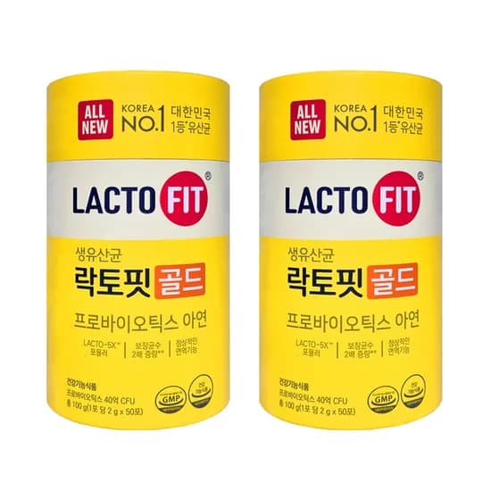 종근당건강 락토핏 골드, 2g, 50포, 2개