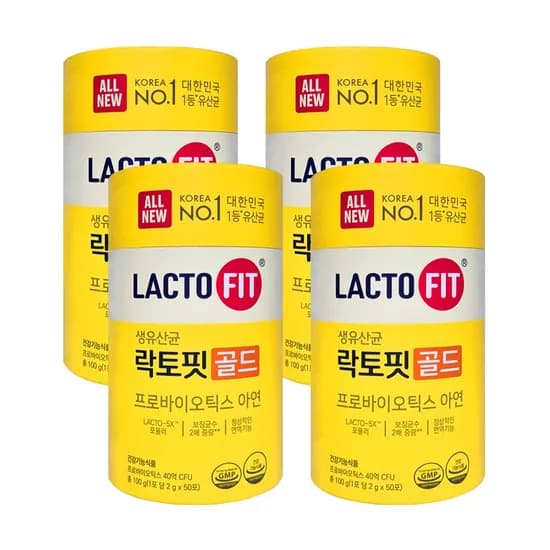 종근당건강 락토핏 골드 2g 50포 4개 44,240원