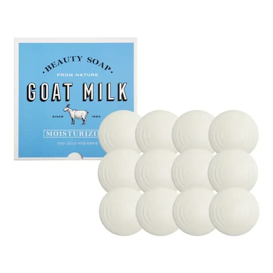 샤워메이트 산양유 비누 플러스, 화이트우유, 90g, 24개