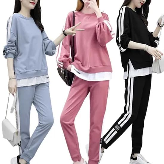 루즈핏 두줄 트레이닝 상하의세트 그레이 FREE 1개