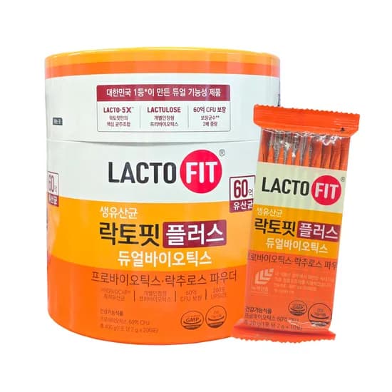 종근당 락토핏 플러스 듀얼바이오틱스, 2g, 200포, 1개