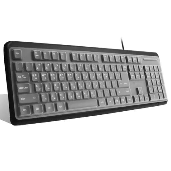 맥스틸 USB 유선 키보드, MO-K100U, 키스킨 포함, 1개