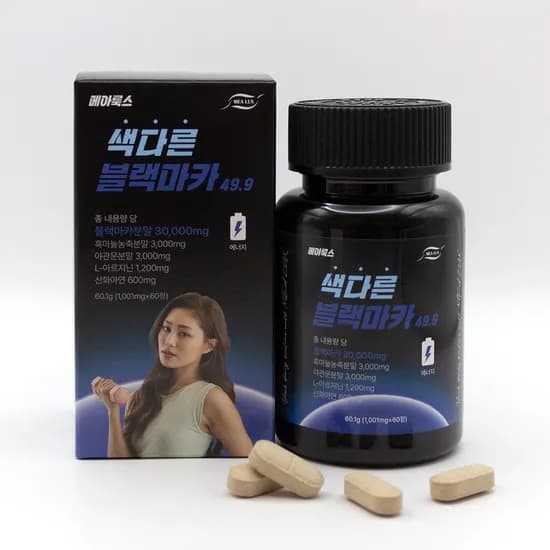 메아룩스 블랙마카 30000mg 60정 1박스