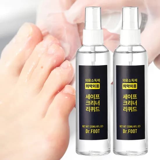 닥터풋 세이프 크리너 리퀴드 120ml 2개