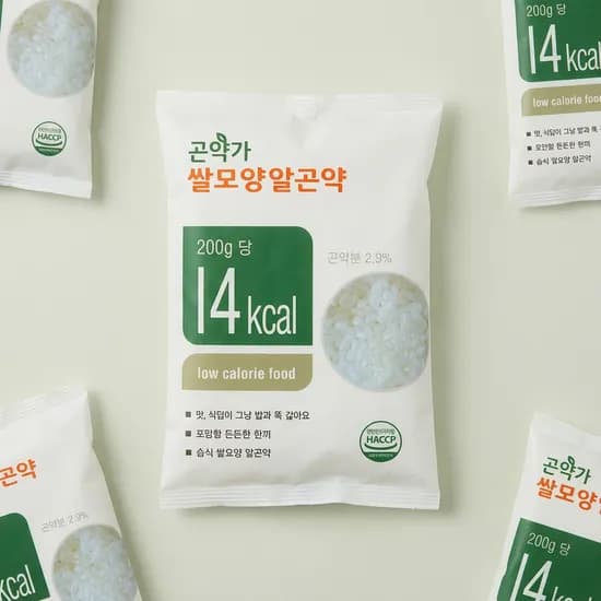 곤약가 쌀모양알곤약 200g 10개