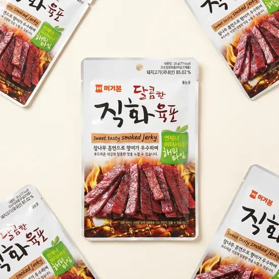 머거본 달콤한 직화육포 20g 20개