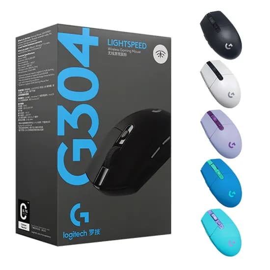 로지텍 라이트 스피드 게이밍 무선마우스, G304 라일락, 1개