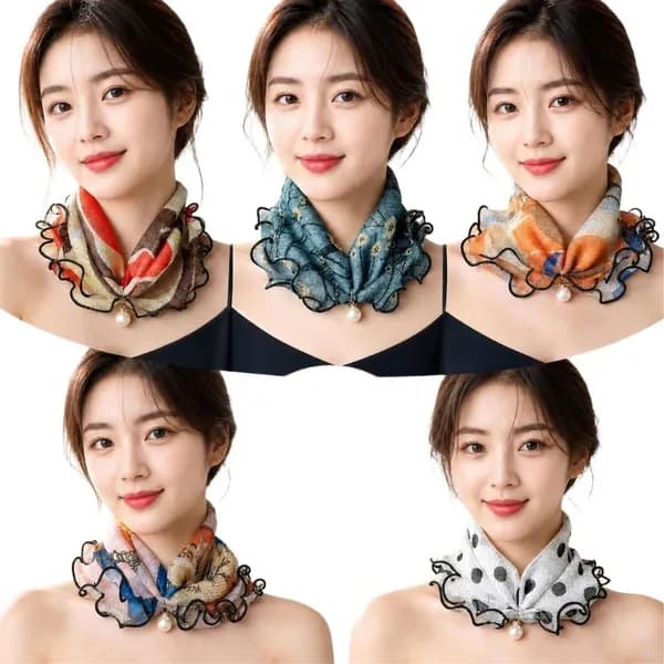 진주 레이스 쁘띠 스카프 화사한 진주 1개 5,790원