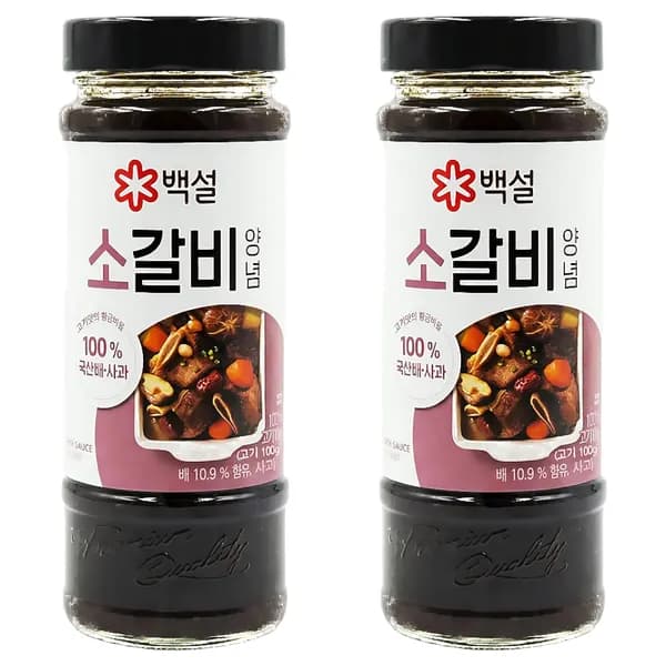 백설 소갈비 양념 500g 2개 9,900원