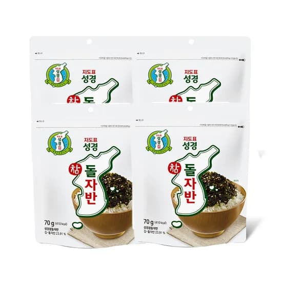 지도표 성경참돌자반, 70g, 4봉