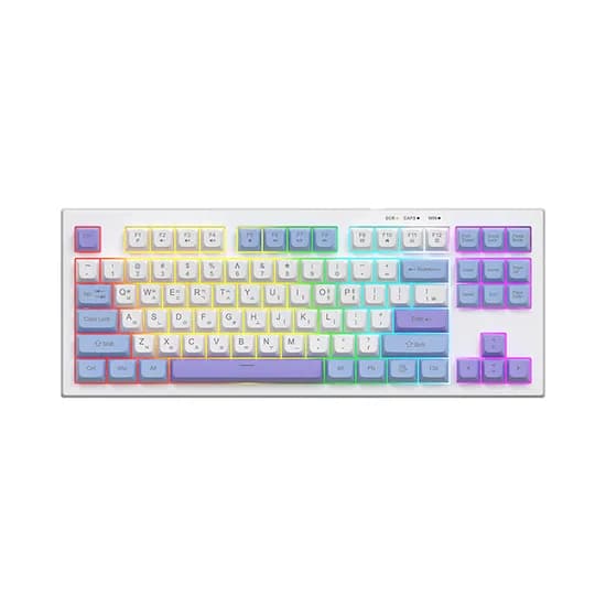 콕스 CNC 알루미늄 기게식 유무선 키보드, 바이올렛, CMK87