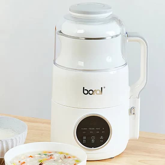 보랄 분리형 두유 제조기 BR-200SYM 1L, 화이트, 1개