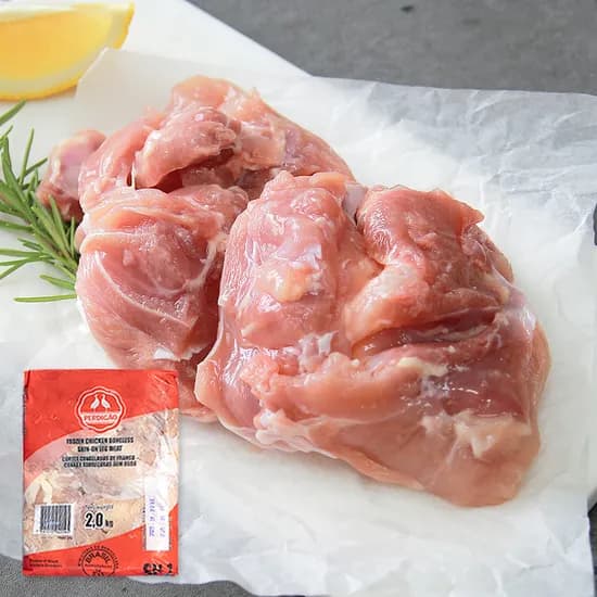 페르디가오 닭정육 뼈없는 닭다리살, 2kg, 1팩