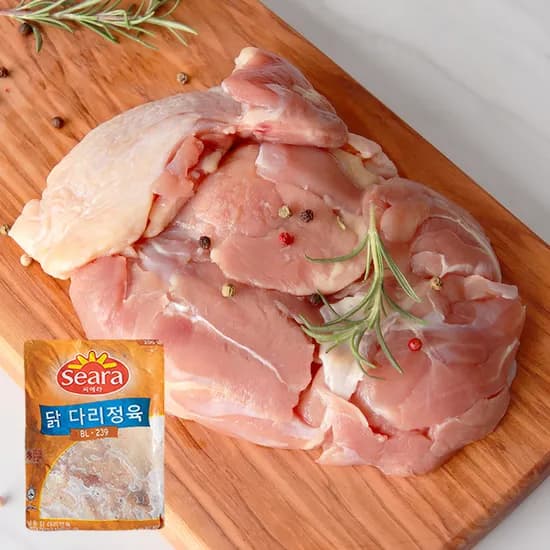 씨에라 닭정육 냉동닭다리, 2kg, 1개