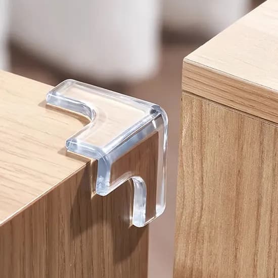 부딪힘 방지 투명 코너 보호대 투명 33x33x33mm 20개입 1개