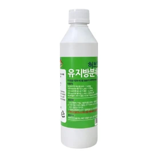 허브크린 유지방분해제 배수구 클리너 500ml 1개