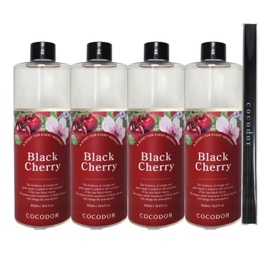 코코도르 퍼퓸 디퓨저, 블랙체리, 500ml, 4개