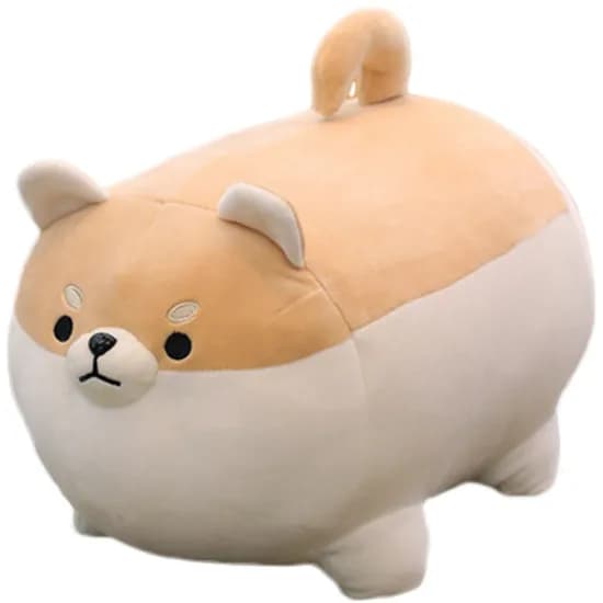 네이처타임즈 뚱뚱 시바견 인형, 블랙, 40cm